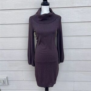 Moda International Silk/Cashmere Women’s Sweater Dress Turtleneck